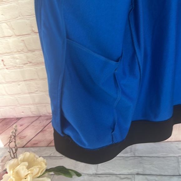 Y2K Adidas men’s 3 stripes blue black jacket size medium - Picture 10 of 10